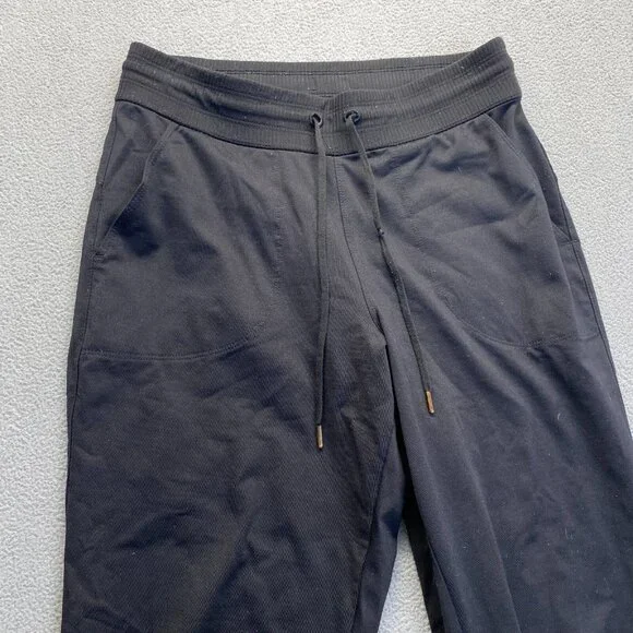 Athleta Jogger Pants Womens Size XS Black, Athletic Gym Workout,Drawstring - Picture 8 of 8